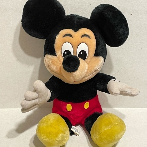 Vintage DisneyLand Stuffed Mickey Mouse Plush - Picture 1 of 11